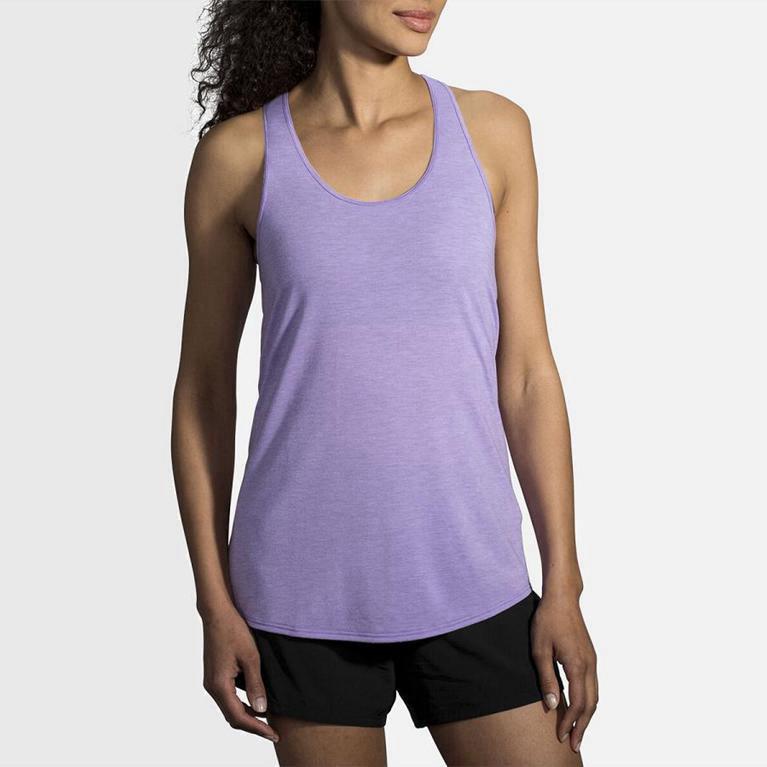 Brooks Distance Running Tank Dame Online - Lilla - Norge (HKE864327)